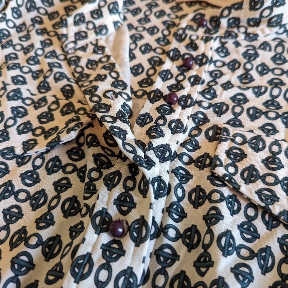 TORY BURCH Cream Green Printed Belted Midi Dress Womens Size Small - Picture 10 of 15